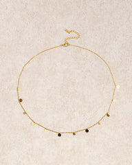 Gold Titanium Steel Necklace