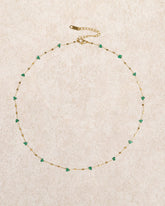 Green Titanium Steel Necklace
