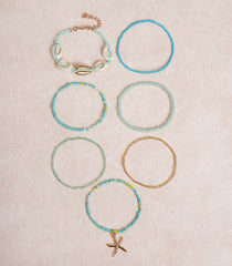 Blue Bohemian Beach Style Bracelet