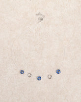Blue Transparent Dewdrop Necklace