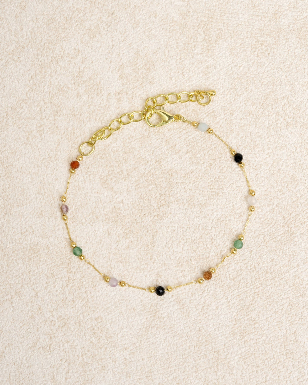 Gold Spacer Beads Bracelet