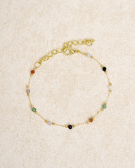 Gold Spacer Beads Bracelet