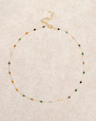 Gold Spacer Bead Necklace