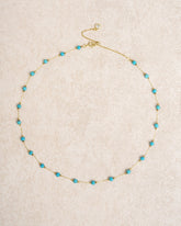 Blue Beads Necklace