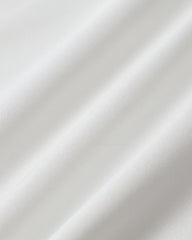 White Ruched Straight Pants