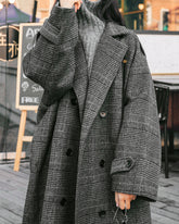 Plaid Trench Coat