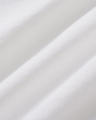 White Solid Casual Pants