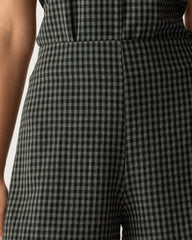 High Waisted Plaid Shorts