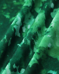 Green Floral Mermaid Skirt