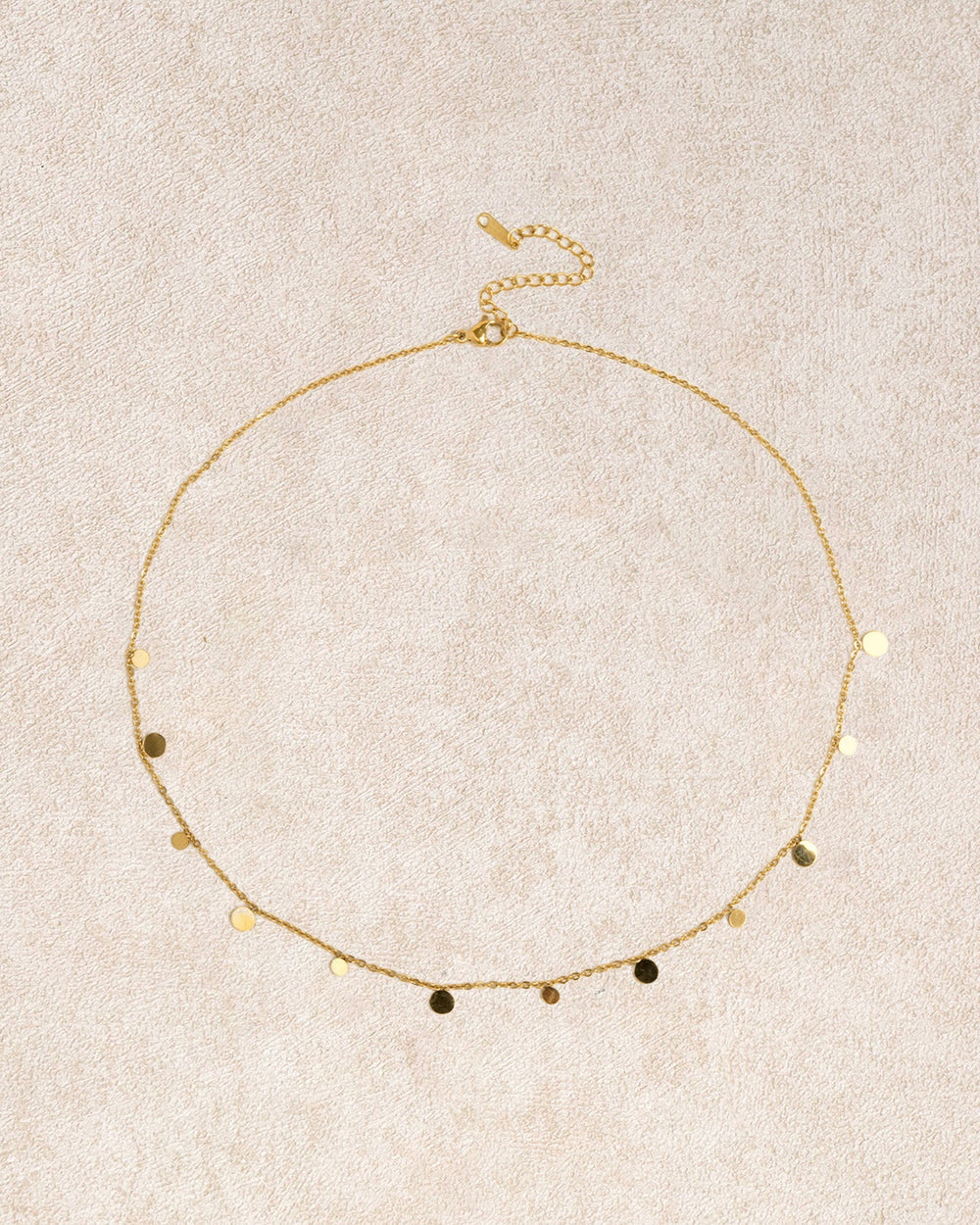 Gold Titanium Steel Necklace