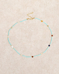 Blue Beads Necklace