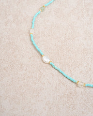 Blue Beads Necklace