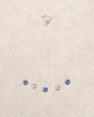 Blue Transparent Dewdrop Necklace