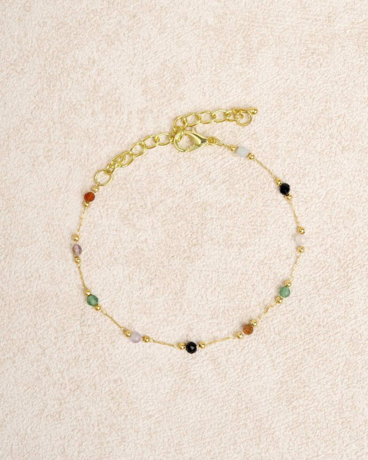 Gold Spacer Beads Bracelet