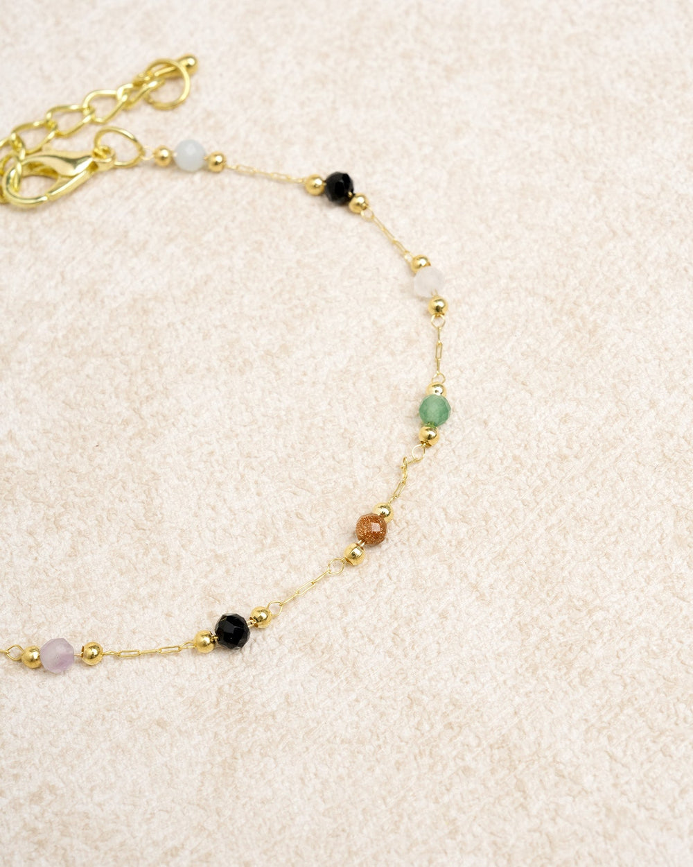 Gold Spacer Beads Bracelet