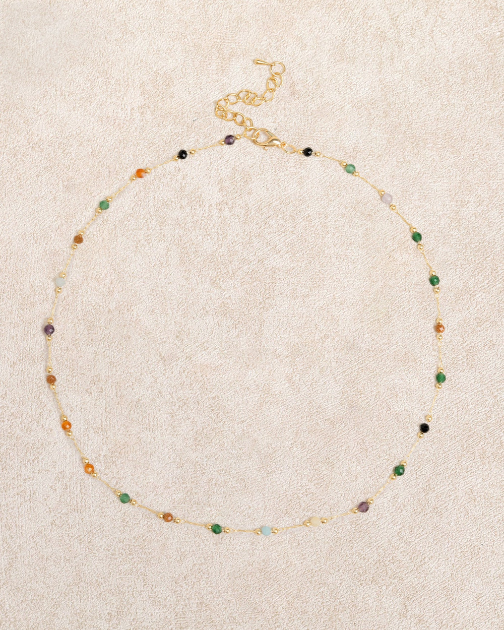 Gold Spacer Bead Necklace