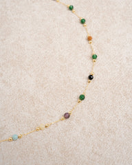 Gold Spacer Bead Necklace