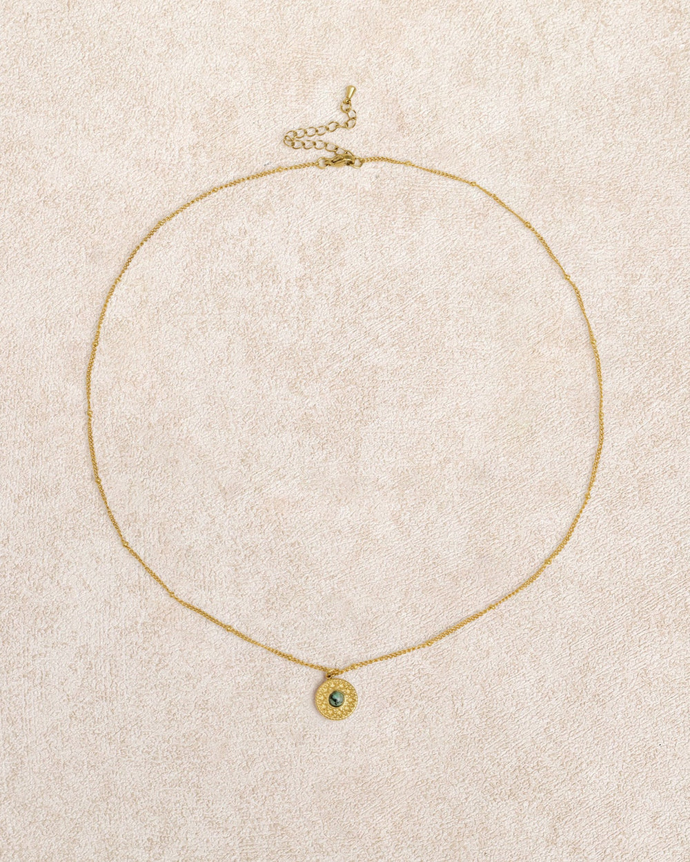 Gold Titanium Tteel Necklace