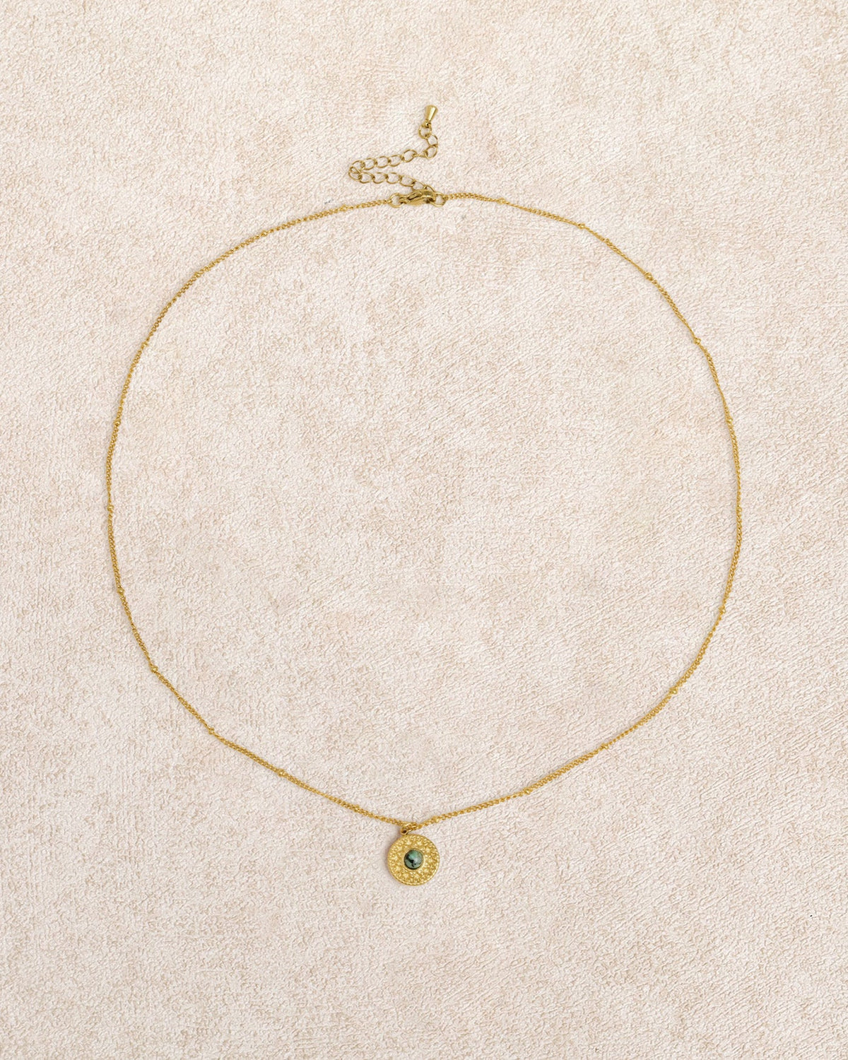 Gold Titanium Tteel Necklace