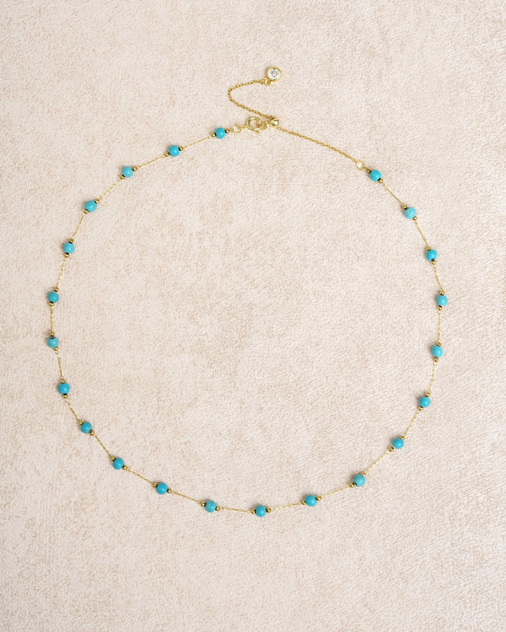 Blue Beads Necklace