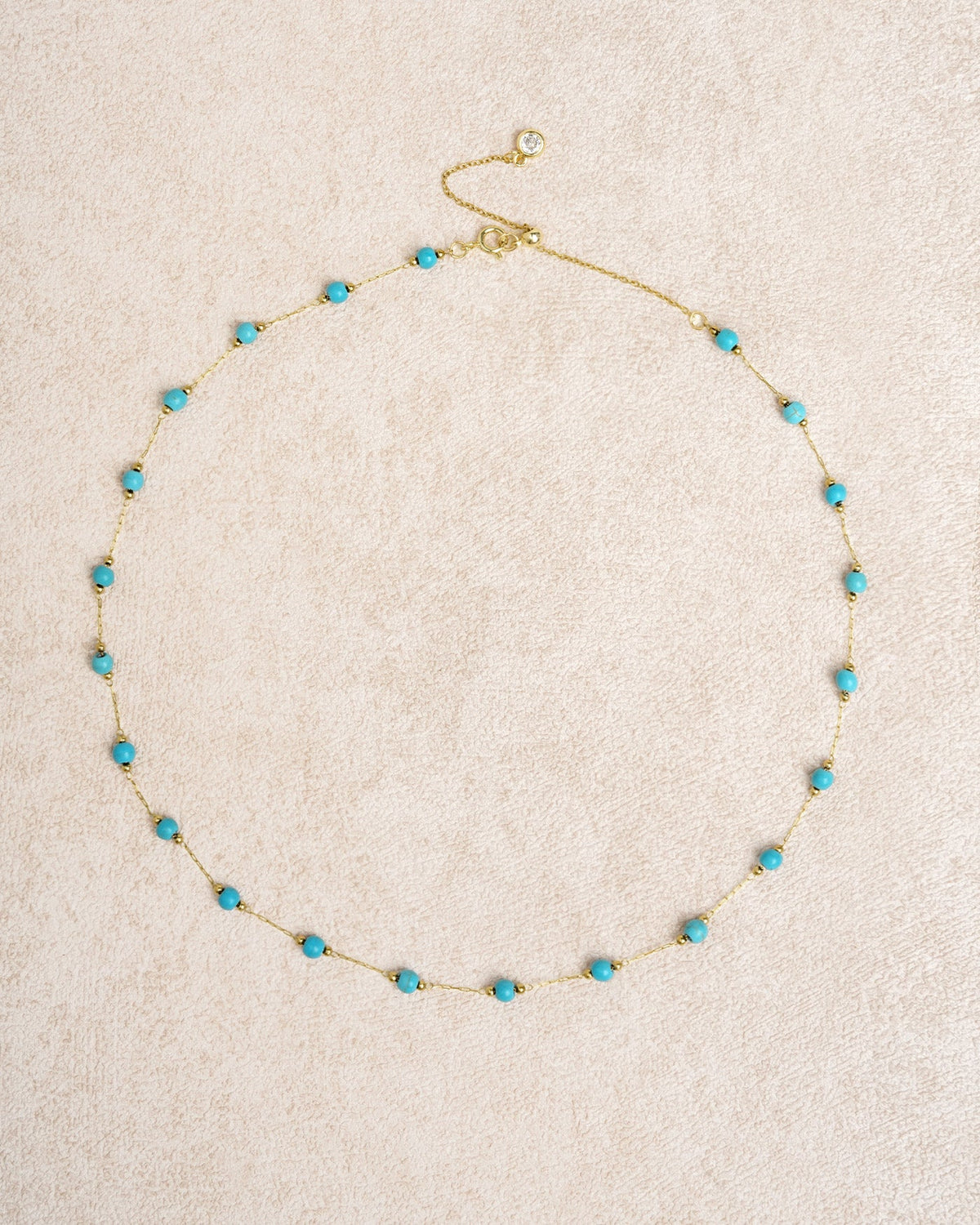Blue Beads Necklace