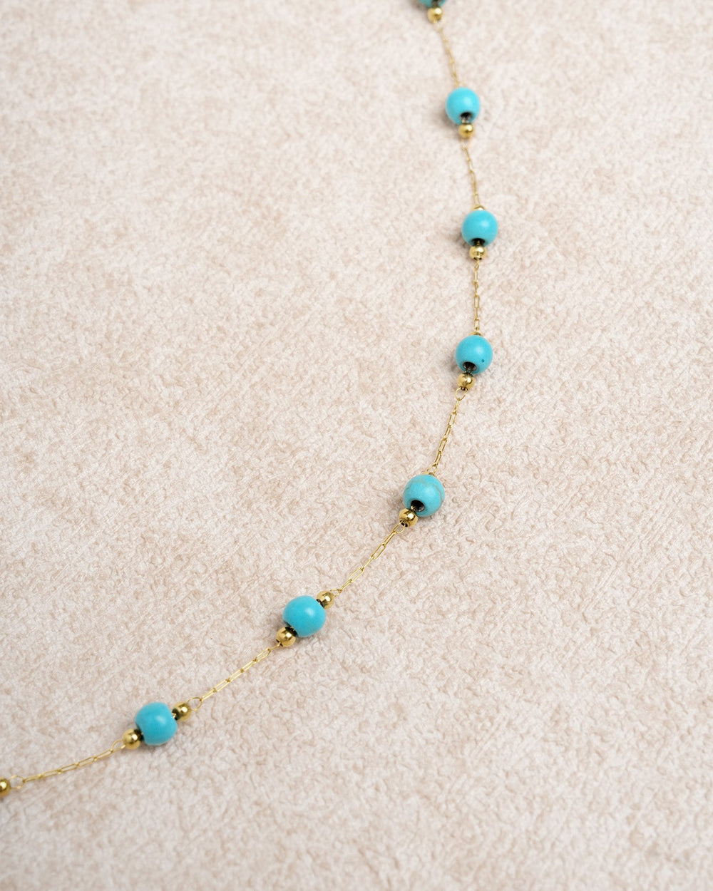 Blue Beads Necklace