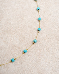 Blue Beads Necklace