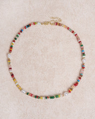 Women's Rainbow Stripes Necklace