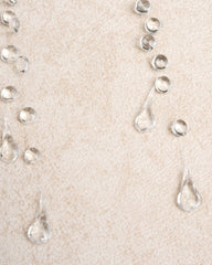 White Silver Earrings