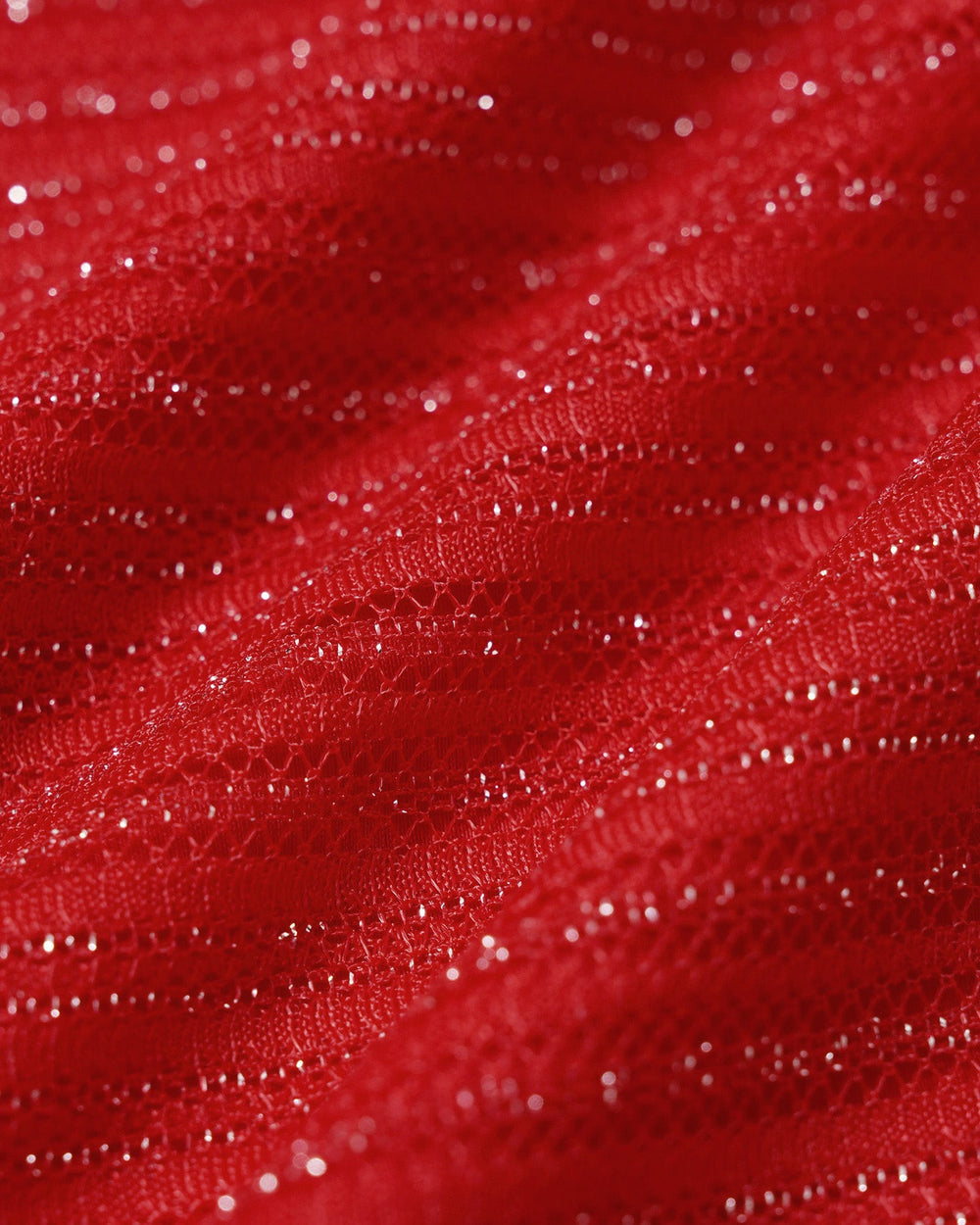 Red Sequins Underwire Bikini Set