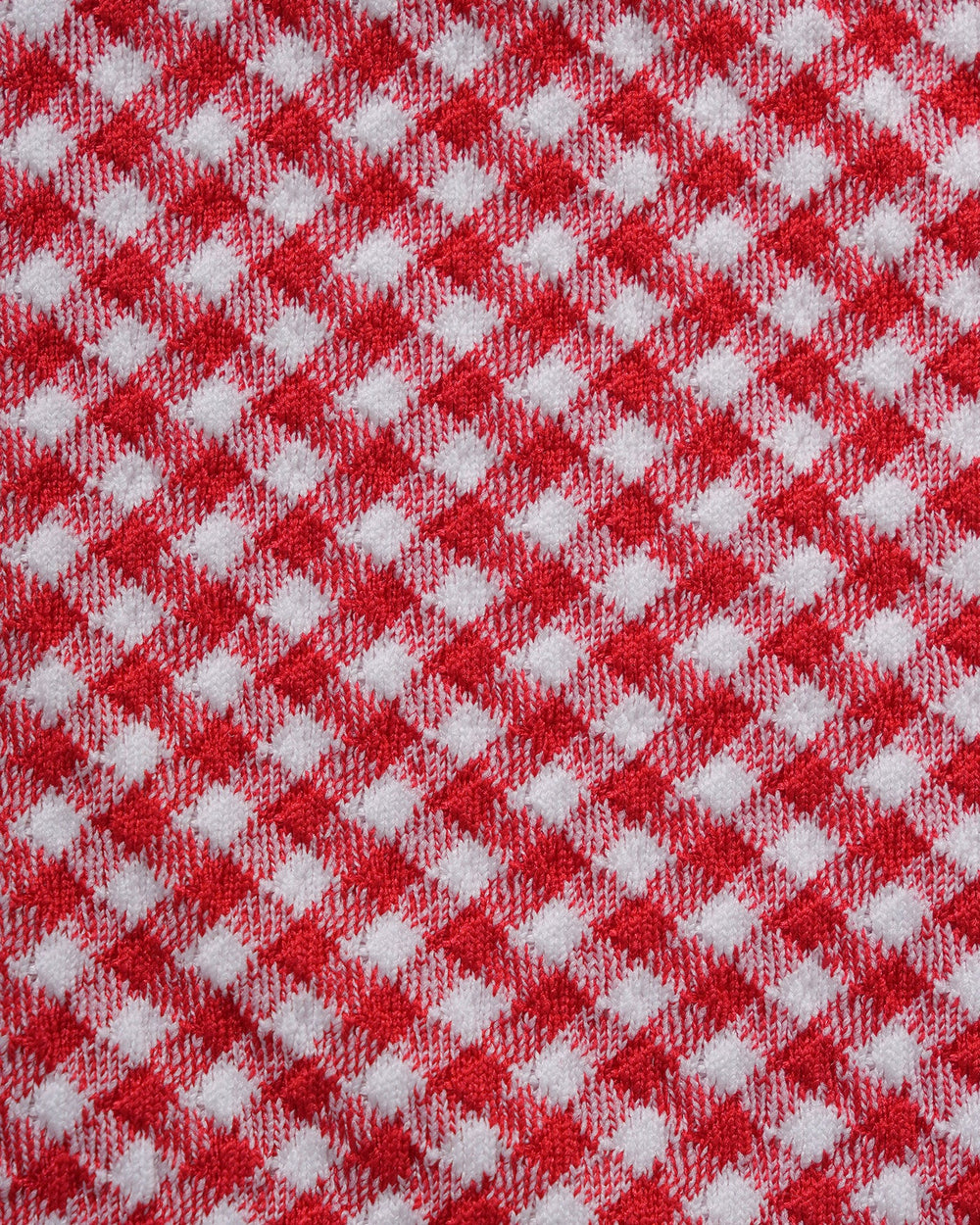 Red Plaid Triangle Bikini Set