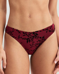Red Floral Underwire Bikini Set