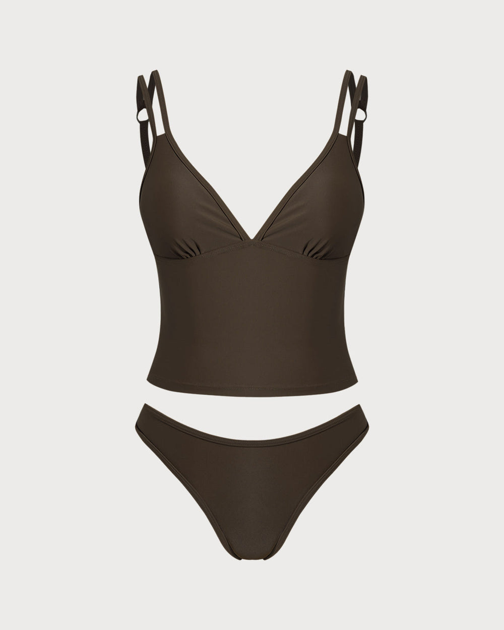 Coffee High Stretch Tankini Set