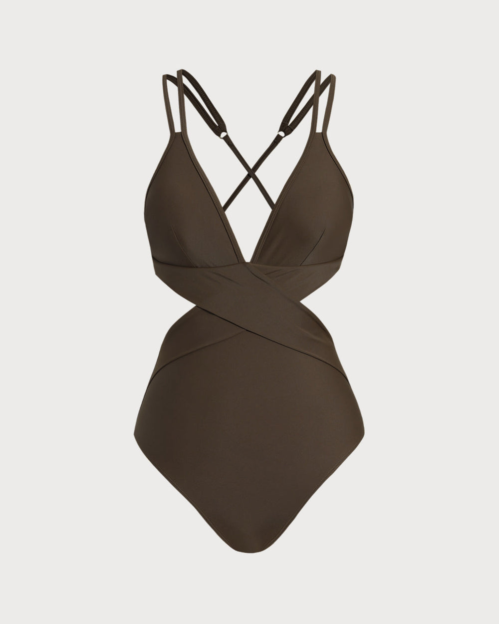 Coffee X Cross One Piece Swimwear