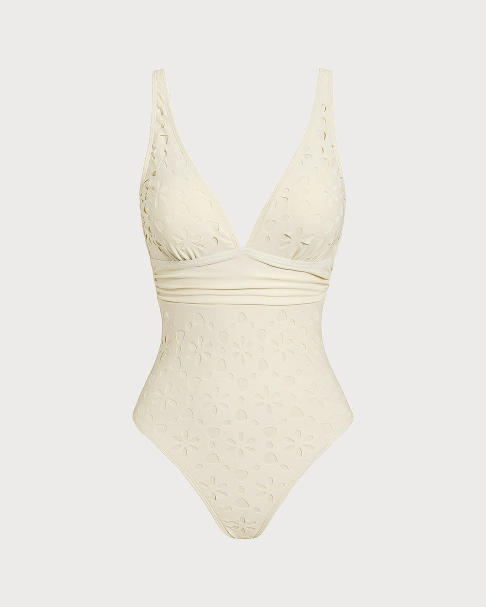 White Bralette One Piece Swimwear
