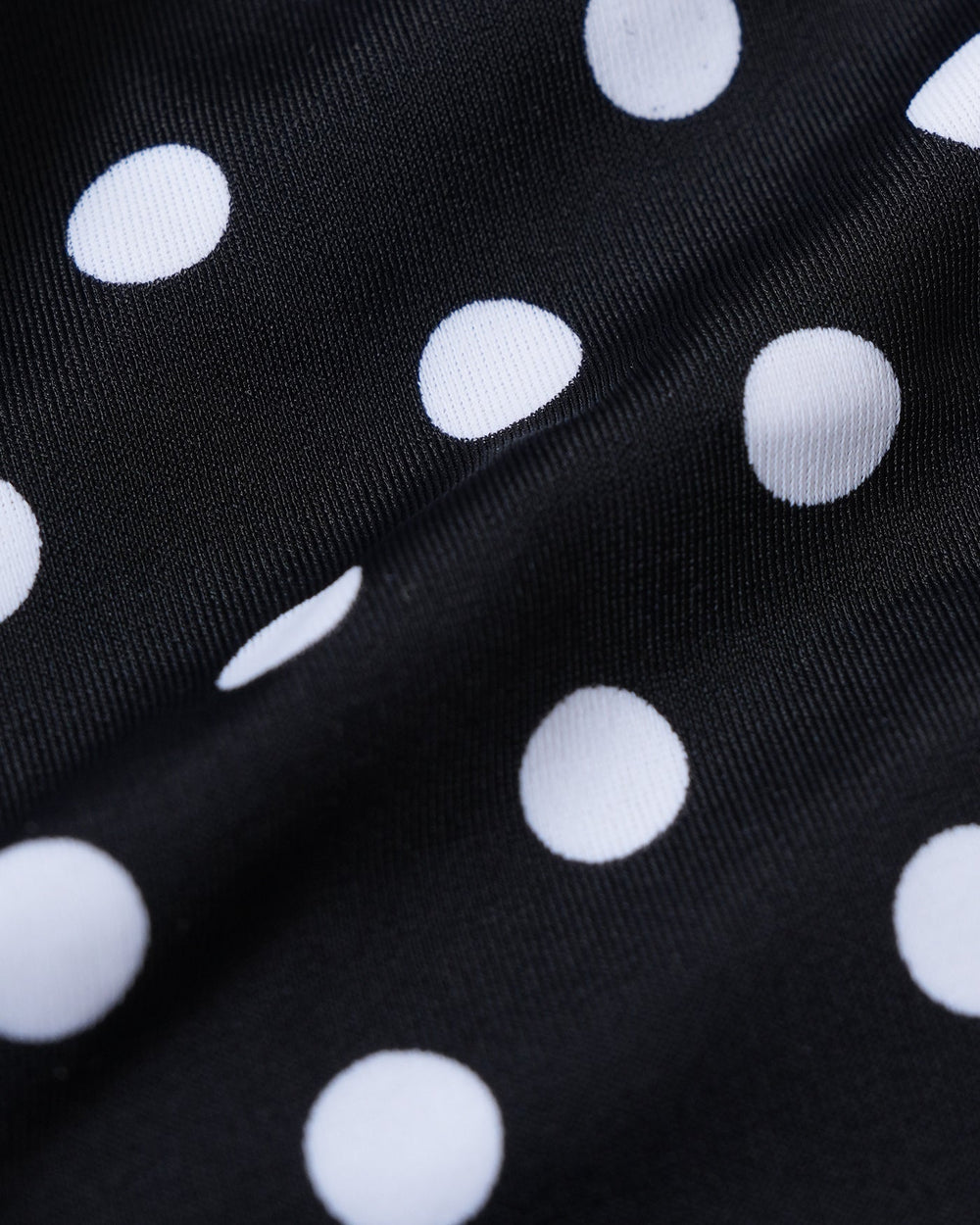 Black Polka Dot Reversible Bikini Set