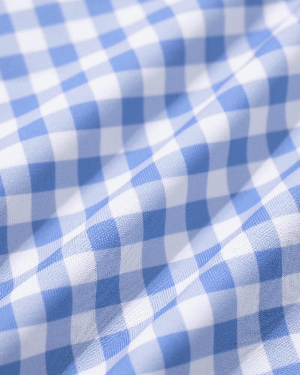 Blue Plaid Underwire One Piece