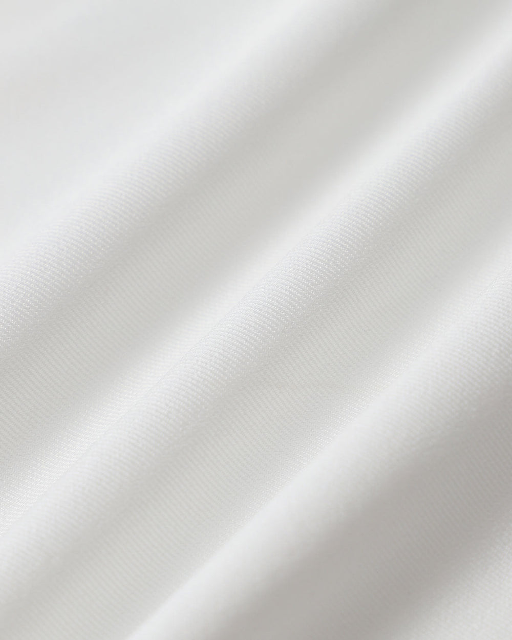 White Ruched Straight Pants