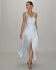A-Line Sleeveless Maxi Dress