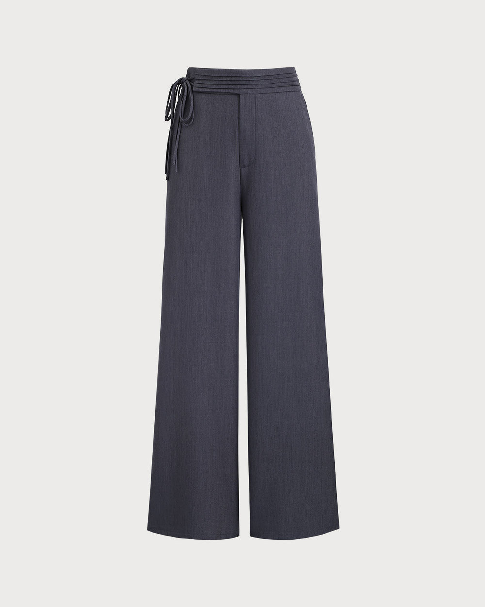 Natural Waisted Casual Straight Pants