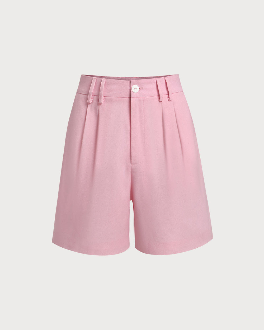 Pink Ruched Pocket Shorts