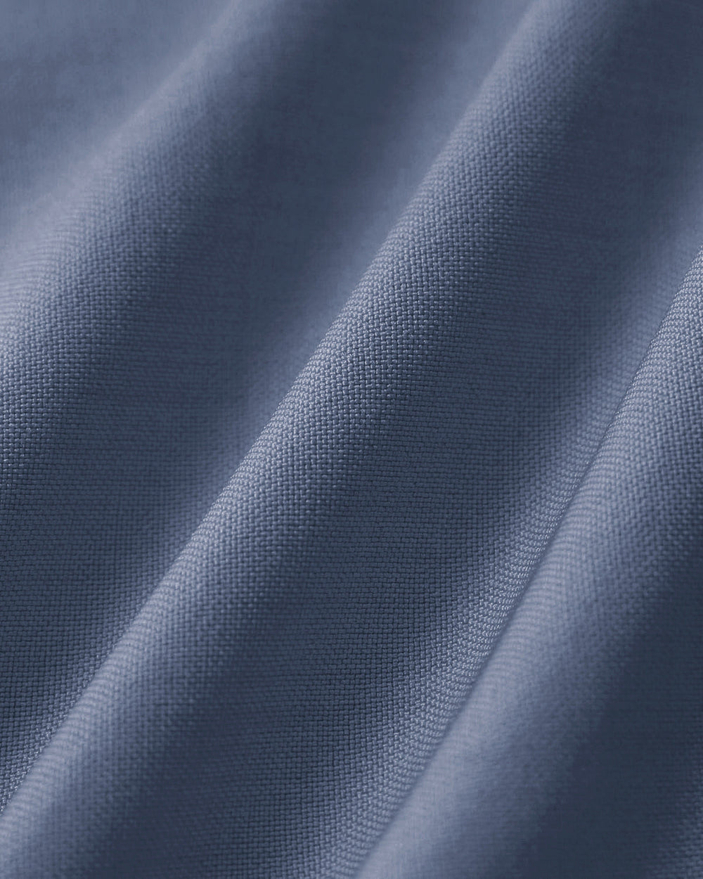 Blue Boat Neck Single Breasted Vest