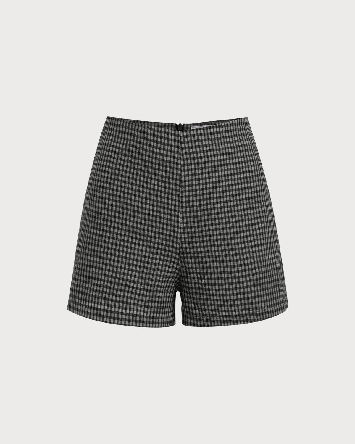 High Waisted Plaid Shorts