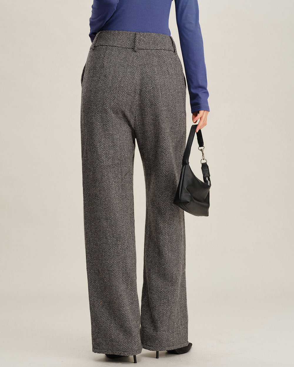 Tweed Straight Pants