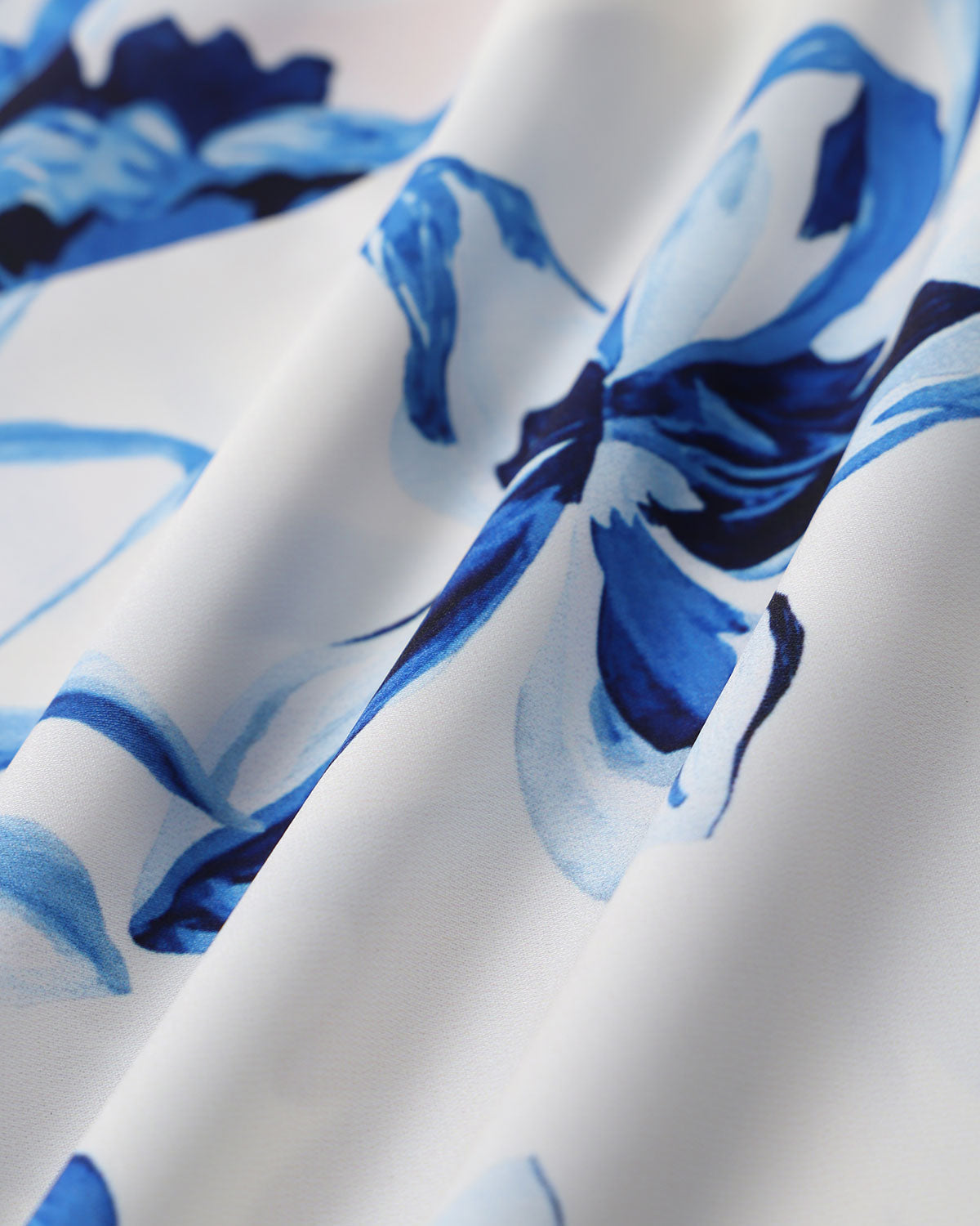 Blue Floral Bohemian Slip Maxi Dress