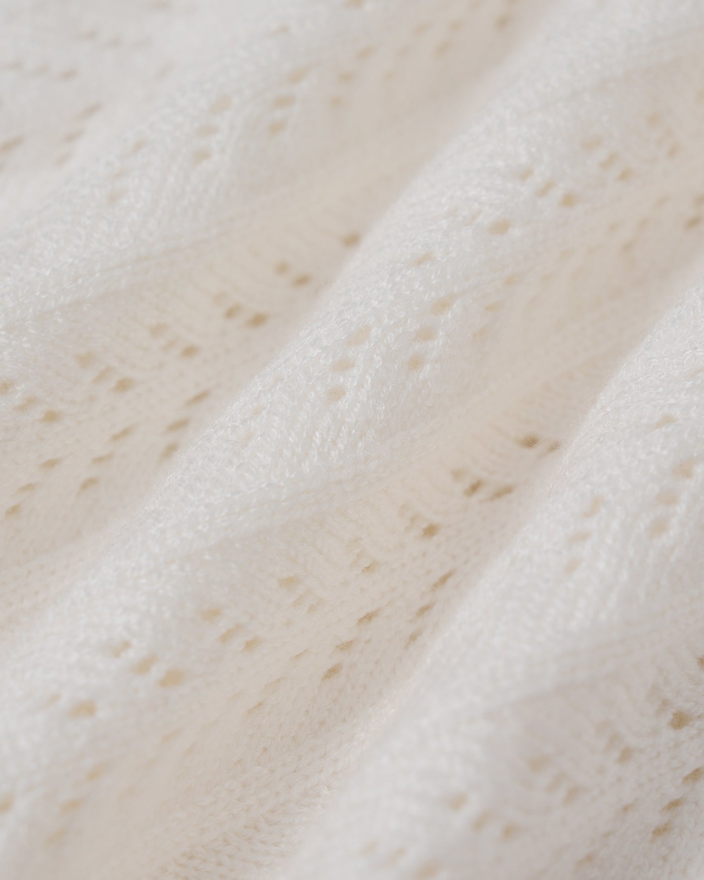 White Square Neck Textured Tee