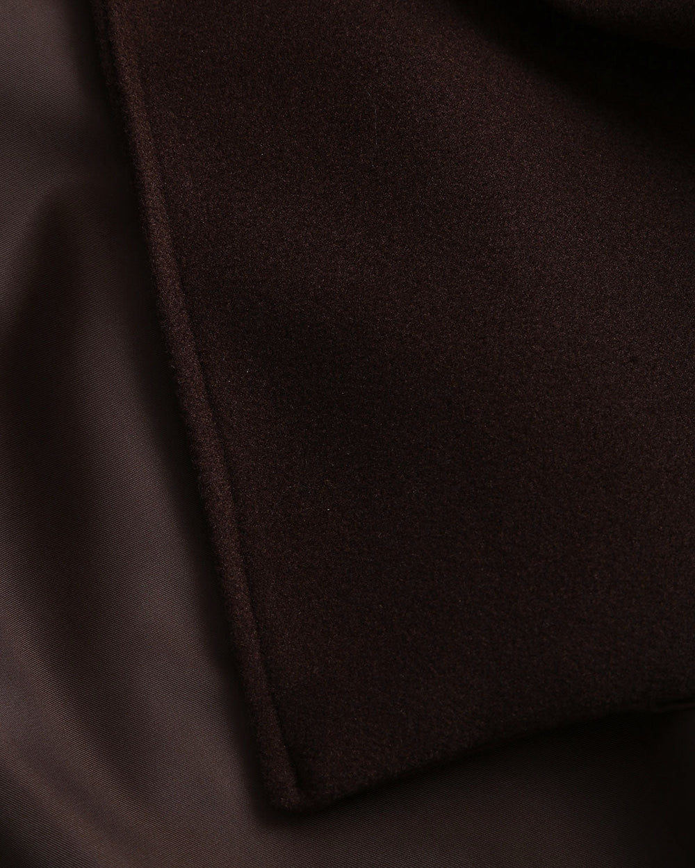 Coffee Belted Shawl Coat