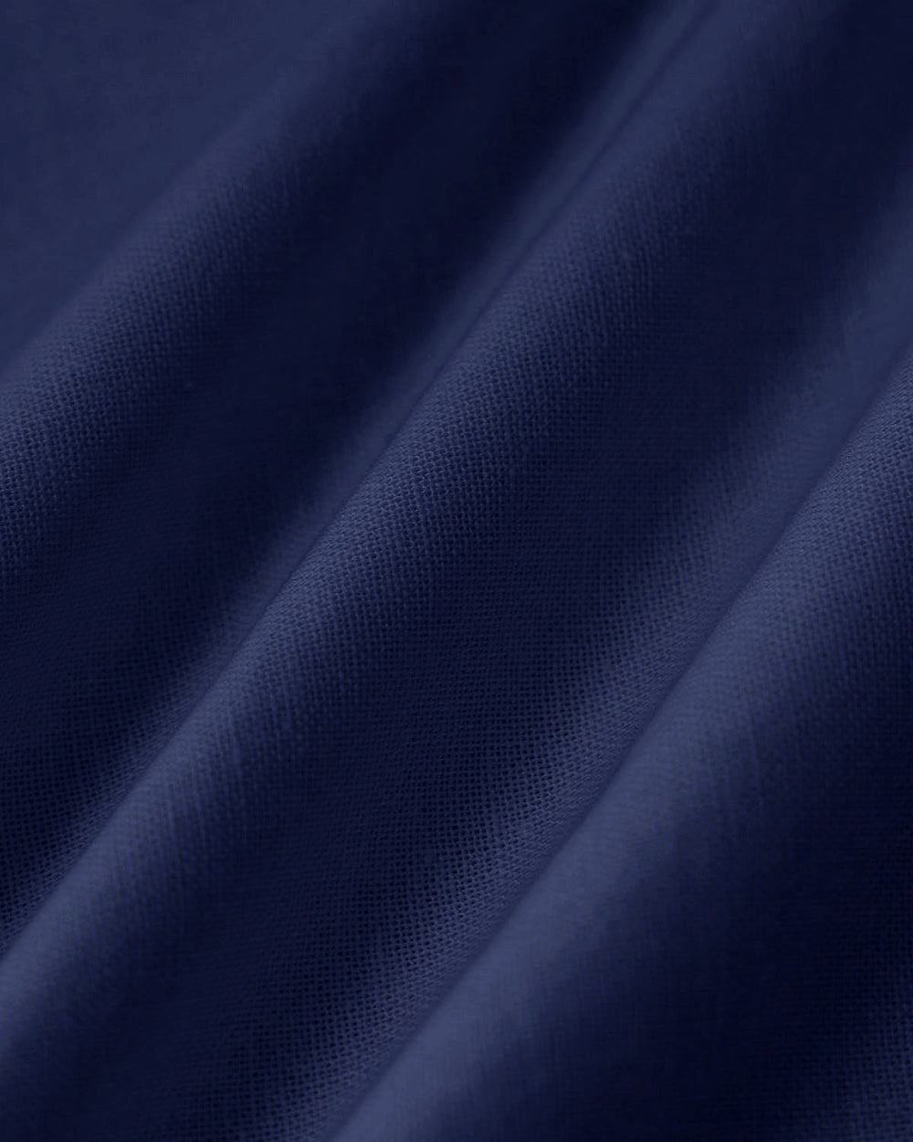 Navy Square Neck Button Blouse