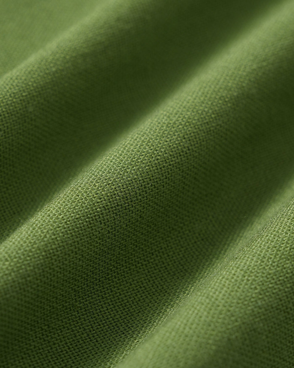 Green Solid Tie Midi Skirt