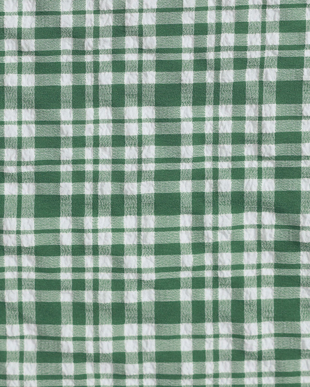 Green Plaid Drawstring Bikini Set